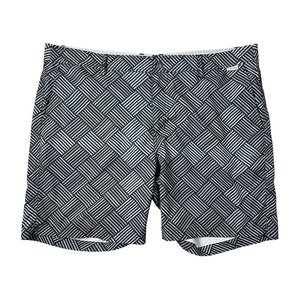 Ibiza Ocean Club Men's Swim Trunks Hybrid Board Shorts  Size 36  Geometric Print